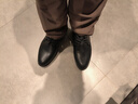 夏季男士皮鞋男内增高6cm商务正装休闲鞋真西装黑色透气耐磨结婚 黑色B456-哑光款 41 (255mm) 标准皮鞋码 实拍图