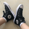 匡威（Converse）官方 专业AII Star男女高帮翻毛皮运动滑板鞋159573C 159573C/黑色 38 实拍图