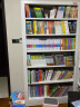阿格贝贝（agebeibei） 图书馆钢制书架落地一体靠墙书架置物架现代简易书架书柜可定制 白色单面六层0.9M宽主架至尊版 实拍图
