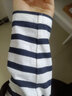 佐丹奴T恤女纯棉条纹海军风海魂衫开叉下摆圆领长袖t恤女13322802 实拍图