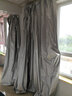 伊帘坊全遮光布窗帘布料成品遮阳布阳台飘窗卧室客厅不透光挡光防晒隔热 精品全遮光双面银【窄带S钩】 宽4.2米*高2.5米 实拍图