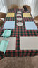 艾薇桌布圣诞长方形防烫餐桌布茶几台布140*250cm丰收绿格 实拍图
