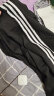 星禾莱裤子男夏季宽松垂感直筒休闲长裤潮牌ins欧美侧边条纹运动 黑色 2XL 晒单实拍图