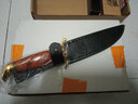 契卡户外装备工具小刀具俄罗斯刀子防身多功能登山用品荒野外求生刀随身瑞士军士刀一体龙骨直刀 契卡三代款+皮套 实拍图