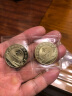 【藏邮】冬奥会纪念币 中国2022年北京冬季奥运会5元纪念币 首枚彩色普通流通纪念币硬币 一对2枚 实拍图
