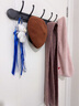 优勤北欧创意带吸盘凤尾衣钩壁挂免钉多功能衣帽挂钩现代简约装饰 实拍图