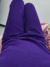 南极人 保暖内衣女士秋衣秋裤 加厚加绒青年中老年保暖衣套装紫色 M 实拍图