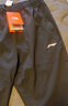 李宁运动裤子男秋冬冰丝速干裤宽松透气薄款裤子直筒卫裤夏天跑步长裤 基础黑(冰丝平口-口袋拉链) L 实拍图