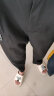 Foss Phil休闲裤男春夏季宽松直筒裤子男冰丝垂顺感阔腿运动西装裤黑色2XL 晒单实拍图