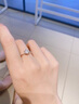 芯奢一克拉戒指女士戒指女一对结婚求婚情侣对戒男婚戒情侣戒指礼物 情侣一对 实拍图