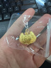 菜百首饰520礼物 黄金吊坠 婴儿福字金锁 宝宝平安锁 儿童长命锁 HJ 约4.25g 实拍图