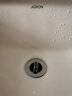 箭牌（ARROW）面盆下水器浴室卫生间陶瓷洗脸盆配件防臭不锈钢翻板式下水器 翻板式下水器 AE5304 实拍图