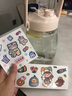蒙福 水杯女 2L大容量吸管水杯男女学生夏天便携带刻度超大水杯成人大肚子水杯网红双饮杯健身运动水杯壶 【双饮口】大号白色2000m-卡通贴+立体贴l 实拍图