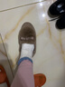 回力官方毛毛鞋雪地靴女冬季豆豆鞋女加绒棉拖鞋保暖孕妇蛋卷单鞋子女 棕色/0281【蝴蝶结款】 40 实拍图