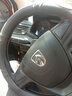 梦奇 宝骏方向盘套真牛皮510/530/360/730/560/310W专用D型汽车把套四季通用 圆形黑咖色 实拍图