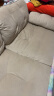 威德森 布艺沙发客厅小户型科技布沙发现代简约直排 猫抓布+羽绒丝绵+乳胶座包 三人位 2.2m +脚踏 晒单实拍图
