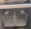爱丽思保鲜盒冰箱收纳盒爱丽丝抽屉式厨房食品果蔬鸡蛋速食保鲜冷藏冷冻储存盒 中号(带双层隔板) 带盖 实拍图