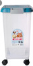 爱丽思（IRIS）猫粮桶宠物储粮桶狗粮桶猫咪用品猫粮10kg大容量密封桶干燥剂 5kg抹茶色（含干燥剂） 实拍图