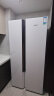 西门子(SIEMENS) 630升 精控恒鲜 一级能效 变频对开双开门冰箱 无霜冷藏 大容量 白色 BCD-630W(KX63EA20TI) 晒单实拍图