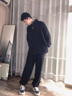 俞兆林睡衣男冬天法兰绒加厚加绒保暖套装秋冬季男士珊瑚绒可外25年新款 NSCJF-黑色舒棉绒拉链 2XL (建议150-180斤) 实拍图
