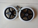 徽常康轮椅配件前小轮6英寸7寸8寸万向轮子轱辘实心胎小轮胎带轴承螺丝 【直径16-17厘米】-7#灰轮 实拍图