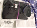 HAIPAIHAOYU长袖衬衫男士修身商务正装衬衣职业装纯色男装内搭婚礼质感白上衣 CS3012黑色 L (170) 【推荐116-125斤】 实拍图