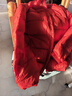 鸭鸭（YAYA）品牌2025羽绒服女新款鸭绒面包服立领秋冬潮流气质修身短款外套女 砖红色 L 实拍图
