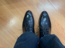 金利来（goldlion）男鞋休闲鞋正装商务时尚舒适皮鞋51502036701A-黑色-37码 实拍图