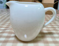 兮元记羊脂玉瓷三才盖碗茶杯德化白瓷单个大号陶瓷泡茶碗三件套功夫茶具 羊脂玉瓷美人公道杯+茶漏套组 实拍图