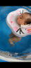 鲸保婴儿游泳圈0-12个月脖圈 新生儿游泳圈宝宝洗澡颈圈K5012粉色大码 实拍图