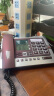中诺G026家用办公多功能大屏幕有线座机固定电话机分机接口时尚大气磨砂材质语音报号 G026紫红色（插电话线） 实拍图