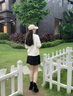 POLOWALK针织衫女2024新款绞花针织开衫外套 韩系女装毛衣夹克 米白 L (165) 实拍图
