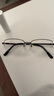精工(SEIKO)眼镜框男款半框钛材远近视眼镜架HT01080 76 55mm亮深灰/银钯色 实拍图