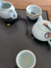 祥业 功夫茶具紫砂办公家用简约客厅白瓷茶具泡茶壶茶杯整套茶具 汝窑吉祥壶茶具9件套 晒单实拍图