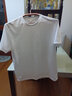 【2件装】100%纯棉质感圆领短袖T恤男宽松百搭纯色打底衫男士全棉半袖体恤众舰行 【2件装】白色+白色 2XL【建议穿135-140斤】 实拍图