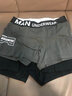 宝盖丁内裤男平角裤纯棉宽松四季透气大码青年卡通个性潮男式平角内裤 黑+深灰 2条 XL 115-135斤 实拍图