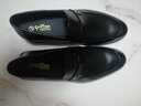 金利来新款秋季商务休闲男鞋软底舒适头层牛皮英伦正装皮鞋 黑色 40 实拍图