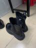 百丽切尔西靴女商场同款黑色英伦皮靴短靴加绒X2G2DDD1 黑色 38 实拍图