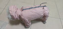 憨憨宠狗狗雨衣狗衣服小型犬全包四脚反光户外防风保暖冲锋衣服防水雨披 粉色 XXL号建议体重10-15斤 实拍图