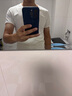 简束 短袖T恤男纯色棉质t恤夏季休闲运动紧身t恤男圆领修身打底汗衫潮 白色 XL （70kg左右） 实拍图