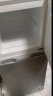 新飞（Frestec）118升 小型双门两门小冰箱家用宿舍 租房冰箱办公室 迷你节能 环保内胆（钛空银）BCD-118L2D 实拍图