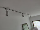 灿美家 服装店轨道条导轨条轨道滑条 LED射灯背景墙配件 轨道条黑色白色 1米轨道-白色 实拍图