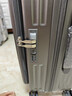 大嘴猴（paul frank）侧开口行李箱女24英寸深仓可扩展多功能拉杆箱男大容量拉链密码箱 太空灰 22英寸 个人短途出行 实拍图