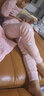猫人儿童内衣套装纯棉女童秋衣秋裤中大童打底棉毛衫 卡通兔兔 130 实拍图