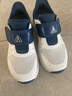 足力健老人鞋中老年轻软透气休闲鞋防滑夏凉鞋2421510J 男-白/蓝 38 实拍图