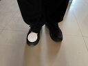 德尔惠（DEERWAY）老爹鞋男鞋2025秋冬季厚底鞋子男款休闲运动鞋 黑色 44 实拍图