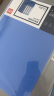 得力（deli） 3孔打孔文件夹 A4三孔活页夹 O型多孔档案夹资料夹子  A4 蓝色 单个装5384 实拍图