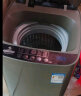 申花（SHENHUA）洗衣机全自动波轮家用小型出租房宿舍蓝光健康洗智能风干洗脱一体XQB100-8189宝石灰 实拍图