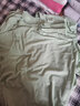 三件套冰丝睡衣女春夏季宽松纯色短袖薄款t恤可外穿 清凉绿 均码（推荐80-130斤） 实拍图