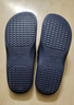 果洛菲（GUOLUOFEI）特大码凉拖鞋男女士夏居家浴室EVA洗澡防滑加肥加大藏青色 44-45 实拍图